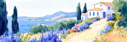 Mediterranean Coastline | Blue Haven Dreams