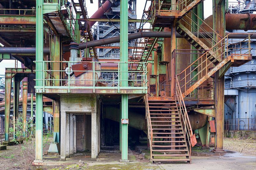 Hochofen Nr. 5, Landschaftspark Duisburg von Evert Jan Luchies