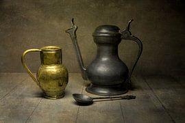 nature morte avec des cruches