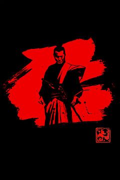 samourai in het rood 02 van Péchane Sumie