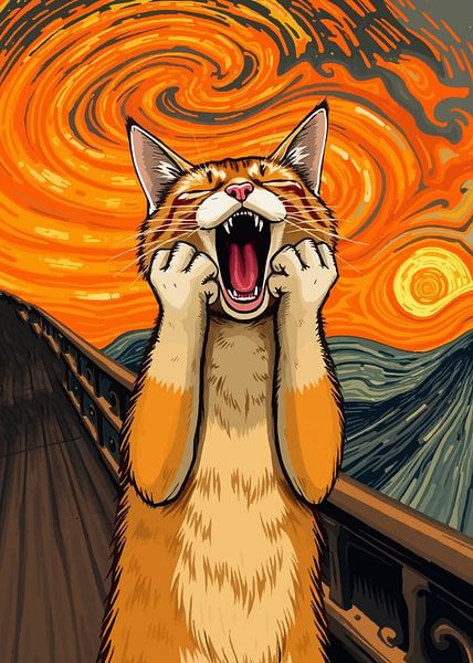 Cat Scream Art Style von MIROKKU