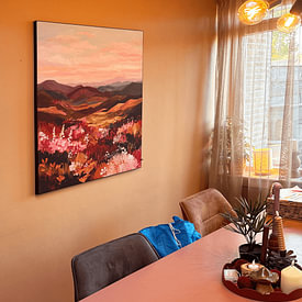 Kundenfoto: Berglandschaft III von Gypsy Galleria, als ArtFrame