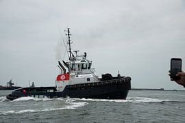 Der Schlepper ist bereit für die Show