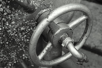 detailfoto draaiwiel