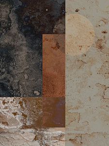 Œuvre d'art moderne avec un arrière-plan vintage et des avions dans des couleurs terreuses