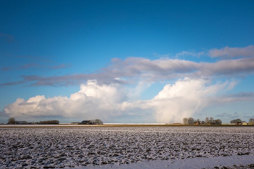 Winter air Groninger land by Jan Georg Meijer