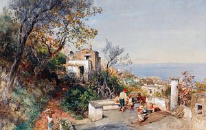 Oswald Achenbach.Blick auf Neapel