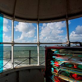 Vuurtoren aan de Noordzee van Blond Beeld