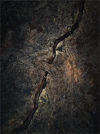 Lava Crack with Raw Earth Texture by Dave Adriaanse - Photography