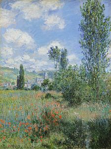 Weergave van Vétheuil, Claude Monet