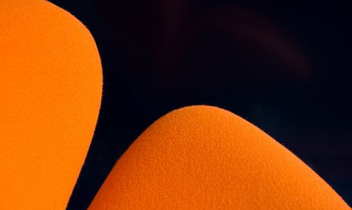 Abstractie in oranje