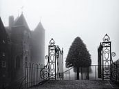 Le château d'Assumburg dans la brume par Paul Beentjes Aperçu