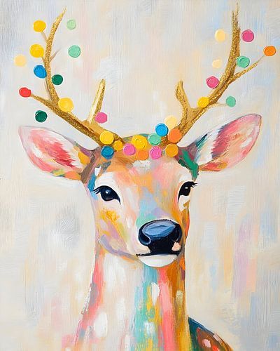 Cerf orné pour krest