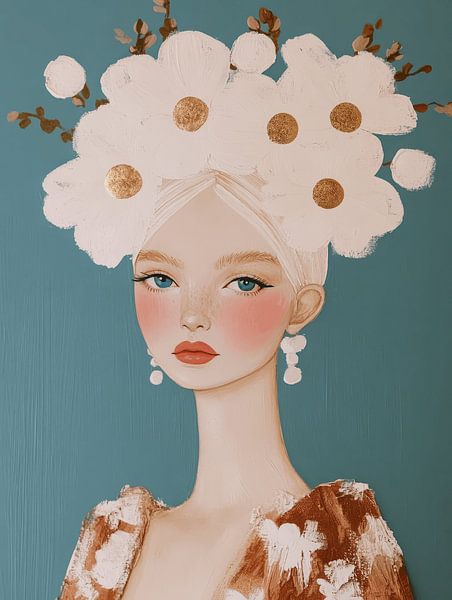 The flower girl by Carla Van Iersel
