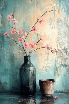 Bloeiende Roze Bloesems ii van Studio BB