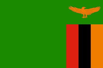 Vlag van Zambia van de-nue-pic
