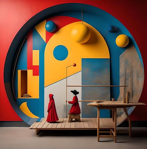The yellow blue red unreality