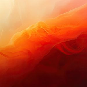 Orangefarbene Wellen