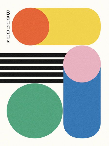 Formes de l'affiche du Bauhaus par Hilde Remerie Photographie et art numérique
