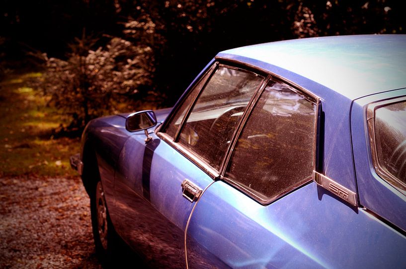 Citroën SM klassieke Franse coupe sportwagen achteraanzicht van Sjoerd van der Wal Fotografie