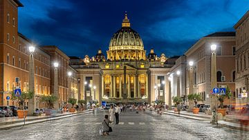 Sint-Pietersbasiliek in Rome van Rainer Pickhard