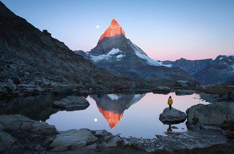 Riffelsee sunrise by Sander van der Werf