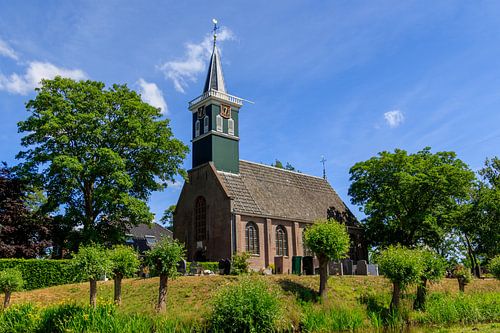 Historic village church of Grootschermer