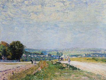 Alfred Sisley,De weg naar Montbuisson bij Louveciennes