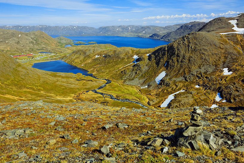 Panoramablick am Nordpolarmeer von Gisela Scheffbuch