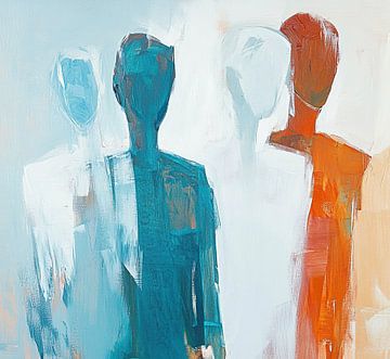 Mensen figuren van Kunst Kriebels