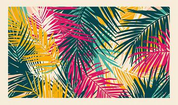 Colourful Palm Leaf Party by ByNoukk