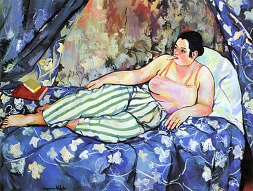 Suzanne Valadon - Das blaue Zimmer 1923 von Vivanne