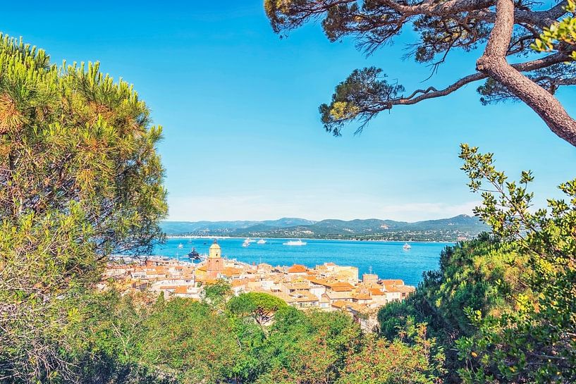 The roofs of Saint Tropez by Manjik Pictures