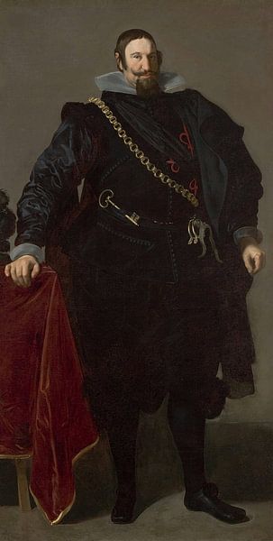 Porträt des Graf-Herzog von Olivares, Diego Velázquez von Meisterhafte Meister