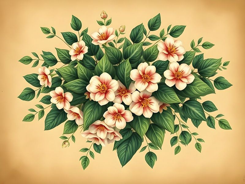 Bloemen Overvloed van Artistic