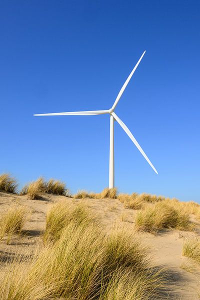 Windturbine op het strand van Sjoerd van der Wal Fotografie