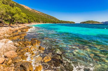 Platja de Formentor, beautiful beach at cap formentor, Mallorca Spain by Alex Winter