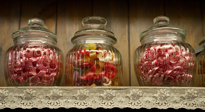 Grandma's Candy Jars by Ton van Buuren