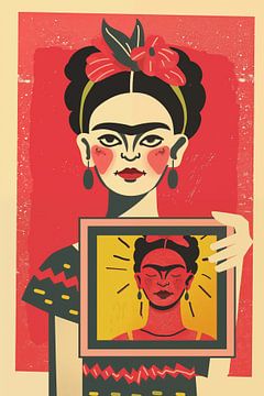 Frida de schilder van Frank Daske | Foto & Design