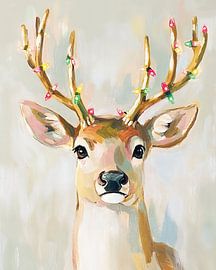 Christmas stag | Festive stag with lights