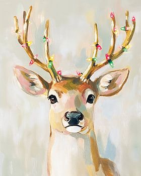 Kersthert | Feestelijk Hert met Lichtjes