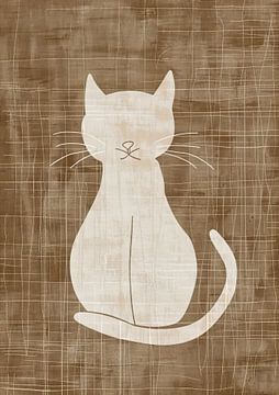 Vintage Style Feline Elegance van Modern Collection