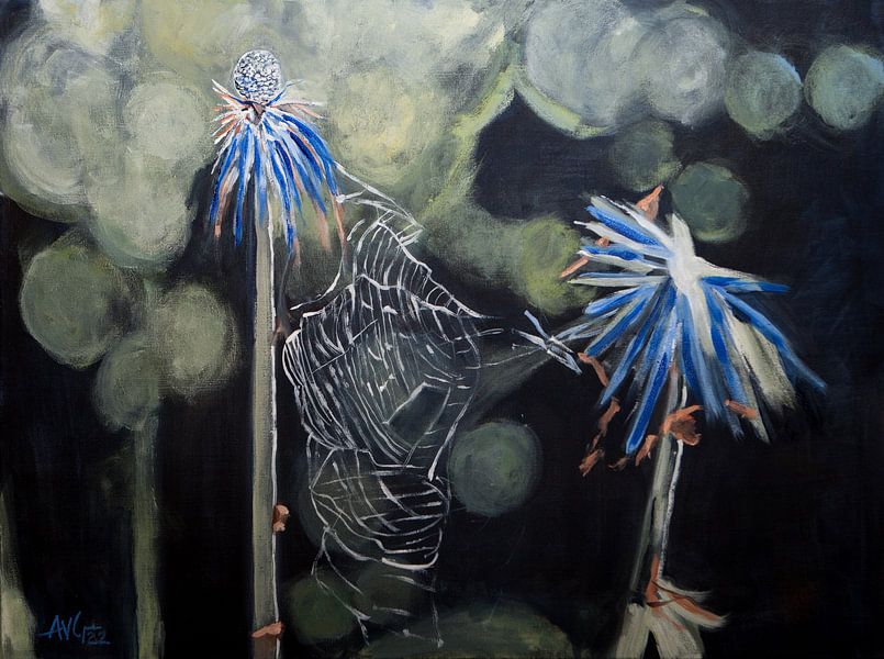Thistles by Antonie van Gelder Beeldend kunstenaar