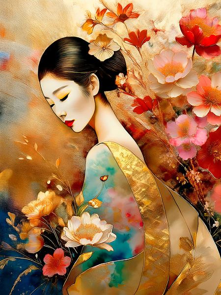 Modern Portrait of a Japanese Woman by Studio Pieternel