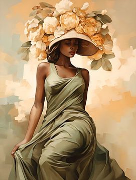 Elegante afrikanische Frau von PixelPrestige