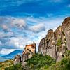 Le monastère des Météores de Saint Nicolas à Kalampaka en Grèce. sur Ron van der Stappen