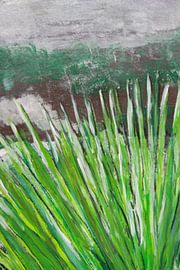 Grasgrün Abstrakt 2 von Susanne A. Pasquay