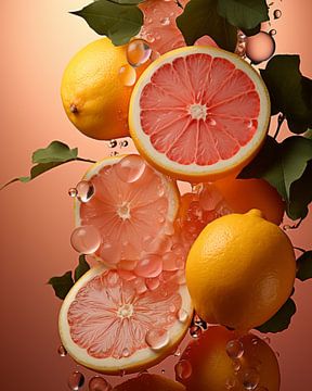 Still life of citrus fruits by Studio Allee