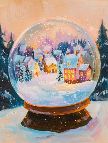 Weihnachtslandschaft | Atmosphärisches Weihnachtsdorf