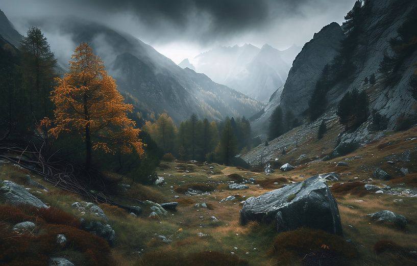 Herbstlandschaft von fernlichtsicht